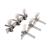 ♞◄ Set of 2pcs Classical Silver Guitar Tuner Tuning Machine Heads Keys Pegs New Guitar Part Accessories