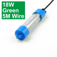 DC 12V 100W 200W 300W 10M Wire Aluminum High Power Green White Blue Yellow LED Bait Submersible Underwater Fishing Light