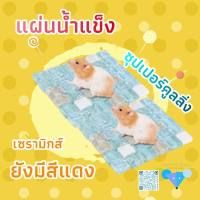 [hamstertravel] หนูแฮมสเตอร์เย็นลงฤดูร้อนสัตว์เลี้ยงลดอุณหภูมิแผ่นสัตว์เลี้ยงระบายความร้อนกระต่ายเย็นอลูมิเนียมแผ่น