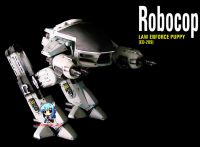 โรโบคอป  Robocop  ED-209  Law Enforce Puppy Robot 1/12 ไวนิล โมเดล ฟิกเกอร์ Vinyl model Figure