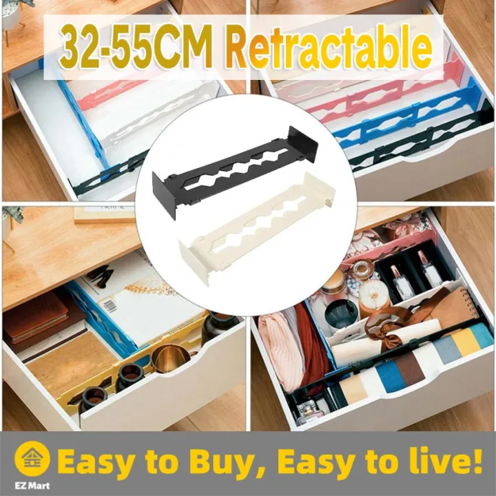 Retractable Adjustable Drawer Divider Holder Partition Drawer Organizer