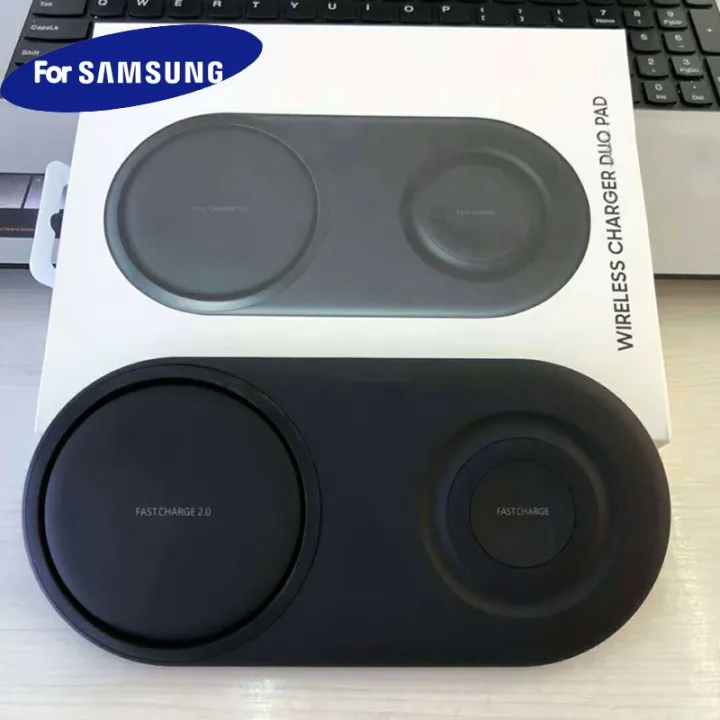 Fast Charge  25W Wireless Charger Duo Pad For Samsung Galaxy S22 S21 S20  Ultra Watch 4 Charger 2 In 1 Charging Dock Station 