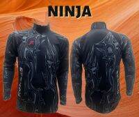 เสื้อตกปลา JK Thailand เสื้อกันยูวี ลาย NINJA ป้องกันรังสี UV 80% แห้งเร็ว