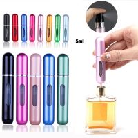 5ml Portable Mini Refillable Perfume Bottle With Spray Scent Pump Empty Cosmetic Containers Atomizer Bottle For Travel Tool