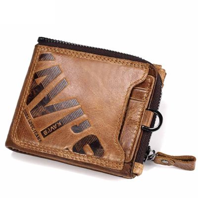 （Layor wallet）กระเป๋าสตางค์หนังแท้เครซีฮอร์สใหม่2021ใบ,กระเป๋าสตางค์ผู้ชายผู้ชายเหรียญกระเป๋ากระเป๋าสตางค์ขนาดเล็กเงินติดกระเป๋ากระเป๋า