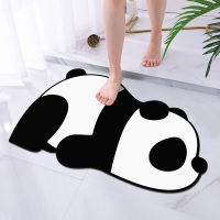 Quick Drying Cute Cat Dog Panda Super Absorbent Bath Mat Anti-Slip Mat Skin Floor Mats Toilet Car Home Decor Bath Rug