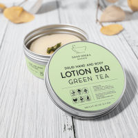 Solid Hand and Body Lotion Bar - Green Tea