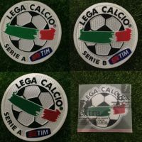 2003 2005-2008 Toppa Serie A Patch Serie B Tim Patch With 3 4 Flag Italy League Lega Calcio Patch