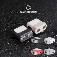 Dual Beam Cap Clip On Light Type C Charging Keychain Light LED 1200mAh Portable 500LM 5 Modes Waterproof for Outdoor Running