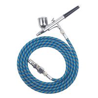 180cm Nylon Braided Airbrush Air Hose Spray Pen Woven Pipe For Spray Paint Gun Compressor Air Hose 1/8 BSP Adpter