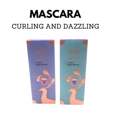 BOB MASCARA  CURLING AND DAZZLING  มาสคาร่า ทีมอบขนตา หนาดำ ติดทน กว่าที่เคยมี ให้เส้นเรียงตัว ยาวดกดำดูมี มิตติ