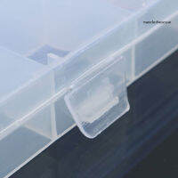 Storage Holder Large Capacity Compartments PP 24 Grids Transparent Container Jewelry Organizer for Home