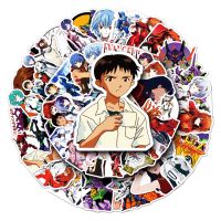 JAPAN ANIME อีวานเกเลียน มหาสงครามวันพิพากษา NGE EVA 新世紀エヴァンゲリオン อายานามิเรย์ sticker สติกเกอร์กันน้ำรูปแบบที่แตกต่างกัน 50ชิ้น