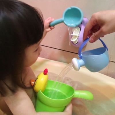 Childrens Bathing Baby Playing Water Toy Set Watering Can Shower Boys Girls Baby Shampoo Cup Water Beach