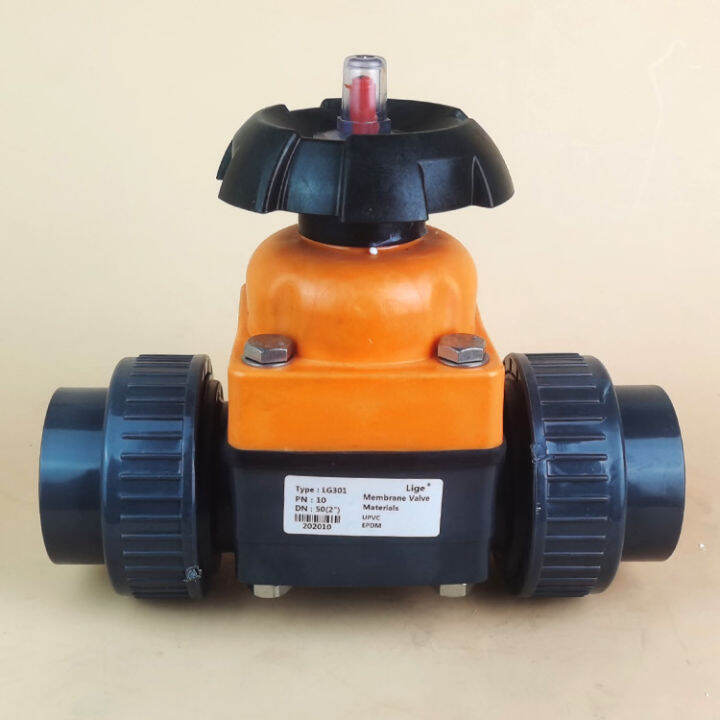 UPVC diaphragm valve PVC diaphragm valve engineering plastic diaphragm ...