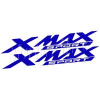 ของมาใหม่! สติกเกอร์รถจักรยานยนต์สกู๊ตเตอร์ XMAX สติกเกอร์ลายทางด้านหน้าสติกเกอร์กันน้ำสำหรับ YAMAHA XMAX 125 150 250 300 400 Xmax 400