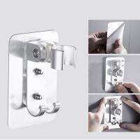 Adhesive 90° Aluminum Wall Gel Mounted Shower Holder Adjustable Accessories Bracket