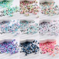 1pack Multi Size 3-12mm Colorful Pearls Round Acrylic Imitation Flatback Pearl Beads No Hole Diy for Jewelry Making Phone Art