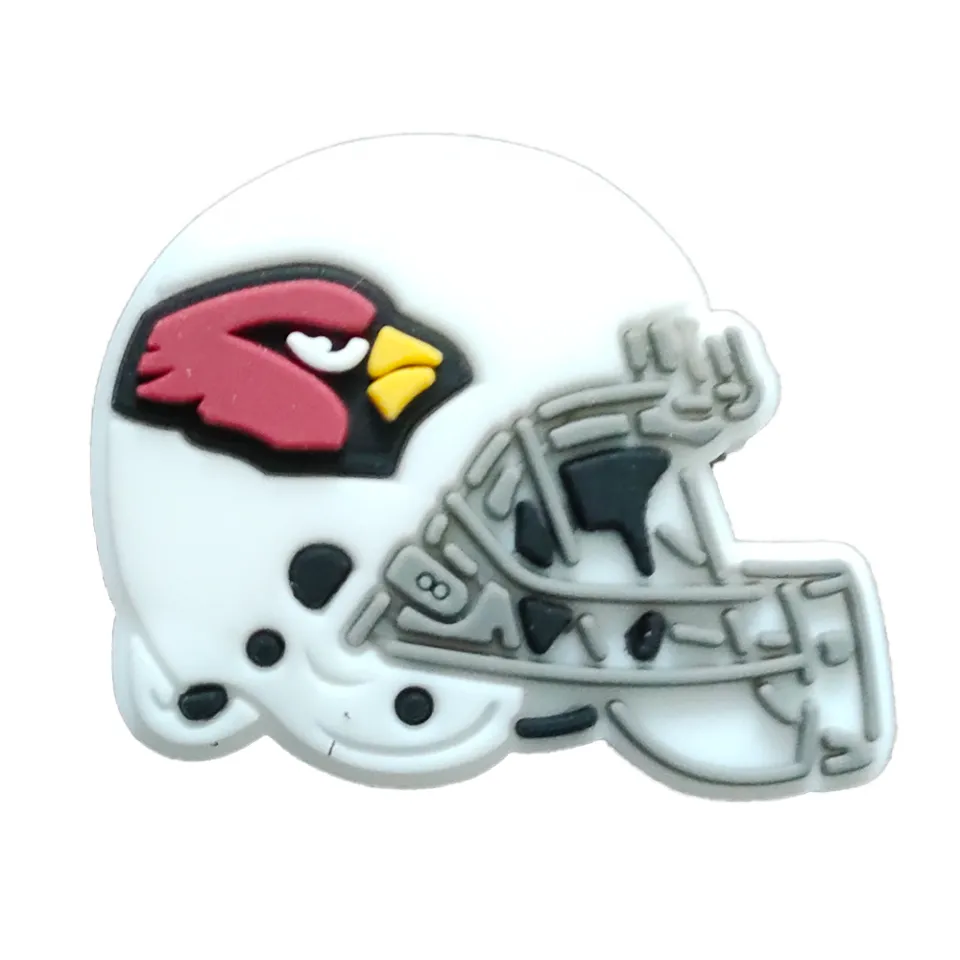 Pvc Football Helmet Croc charms