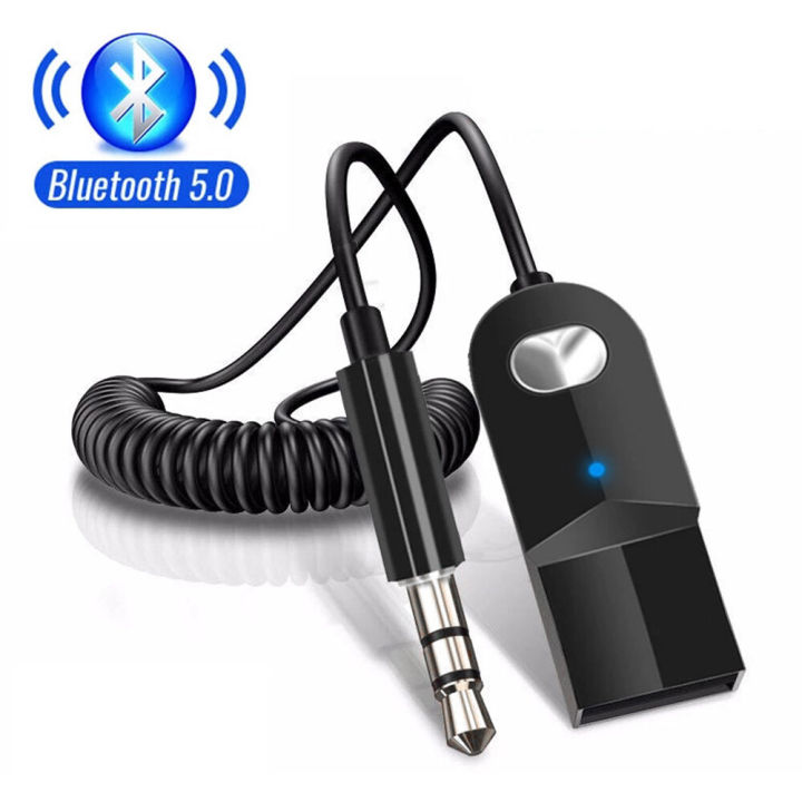 USB Bluetooth Receiver For Car Aux 3.5mm Adapter USB Hands Free