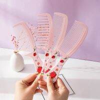 ◆ Cute Strawberry Cartoon Hair Brush Comb for Women and Kids - Anti-static Portable Plastic Hairbrush for Bath Health Care Tools