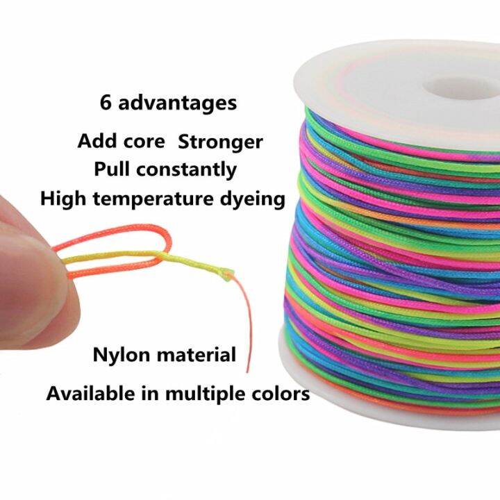 เชือก-เชือก-45หลา-ม้วนสายไนล่อนผูกเงื่อนจีนมาคราเม่สร้อยข้อมือเชือกเครื่องประดับ-diy-สายถักลายพู่งานฝีมือทำเครื่องประดับ-diy-ร้อยลูกปัด