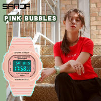SANDA Watch 293 Digital Watch Men Women 50M Waterproof Sports Watches Male Ladies Clock Electronic Square Watch Lovers Wrist