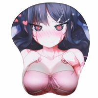 Cute Anime Mouse Pad Gamer 3D Wrist Rest Mousepad Gaming Otaku Cartoon Mouse Mats Office Table Laptop Computer Desk Mat