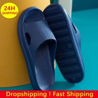 [Flying shoes]รองเท้าแตะบุรุษบ้านรองเท้าแตะชายหาดมีพื้นผู้หญิงหนาผู้ชาย39; S-Aliexpress