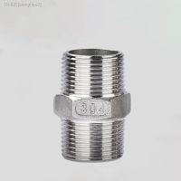 ✥✳ 1/8 3/8 1/2 - 4 Male Thread Hex Nipple Union 201 304 316 Stainless Pipe Fitting Connector Coupler water oil air Thread Adapter