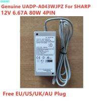 UADP-A043WJPZ แท้12V 6.67A 80W 4PIN อะแดปเตอร์ AC สำหรับเครื่องชาร์จอุปกรณ์ไฟฟ้าจอแอลซีดีคม