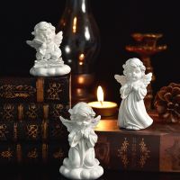 【YF】✽✚  Resin Figurine Peaceful Prayer Sculpture Desktop Ornaments Small