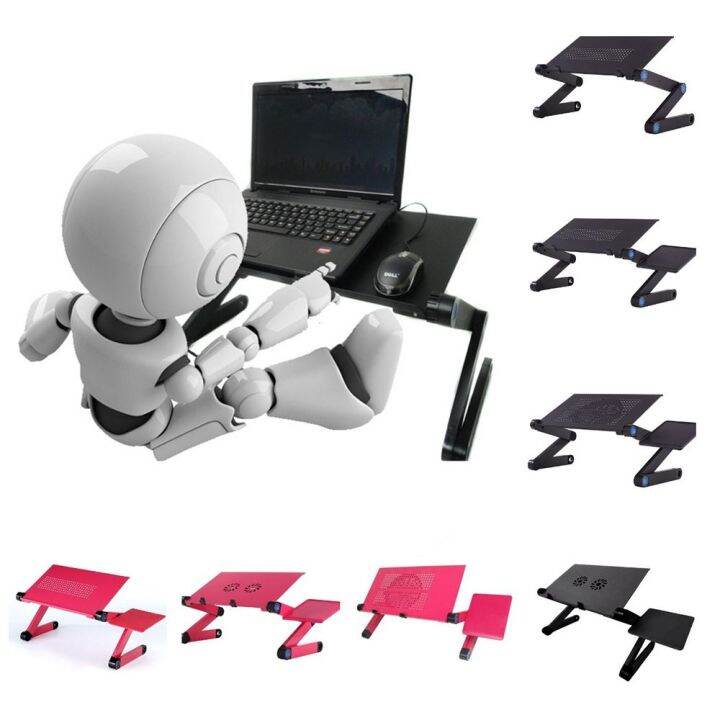 FGJHD Mouse Pad Foldable Laptop Table CPU Cooling Height Adjustable