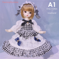 FactoryOutlete?Cheap? BJD Loli Doll Lolita เสื้อผ้า1/6 BJD อุปกรณ์เสริมชุดแม่บ้านสวยๆ