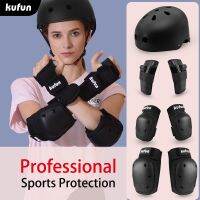 [A SELL Hot Sale]♝KUFUN ชุดถุงมือป้องกันข้อศอกสนับเข่าเด็ก/ข้อศอกสำหรับผู้ใหญ่สำหรับสเก็ตบอร์ดรถจักรยานยนต์เด็กเกียร์ลองบอร์ดจักรยานสกีโรลเลอร์สเก็ตสกู๊ตเตอร์