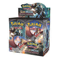 324PCS การ์ดโปเกมอนภาษาอังกฤษ TCG: Sun &amp; Moon Burning Shadows Sealed Booster Box Trading Card Game Toy-Souyine