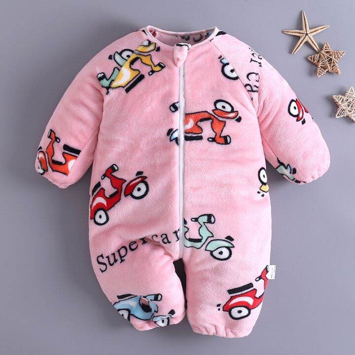 cod-baby-sleeping-bag-autumn-and-winter-children-split-legs-anti-kick-quilt-flannel-male-female-baby-one-piece-pajamas-newborn-thickened