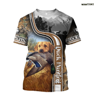 2023 NEW Casual Short Sleeved T-shirt, Extra Large, Printed with Hound Pattern, Summer Mens Clothing, Street Clothing Size：s-5xl