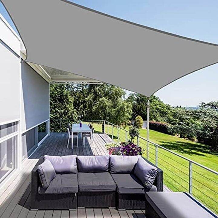 Anti-UV 90 Shade Sail Awnings Canopy Life Waterproof Sunshade Sail ...