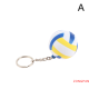 ZONGPAN พวงกุญแจรถฟุตบอลพวงกุญแจวอลเลย์บอล4ซม. จี้ห้อยกระเป๋าพวงกุญแจพวงกุญแจรถบรรทุกกีฬา