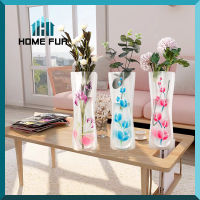 Home Fur ❗(สุ่มลาย)❗ ถุงแจกันดอกไม้พลาสติกแบบใส พับได้/ตั้งได้ สําหรับตกแต่งบ้าน