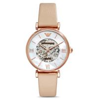 นาฬิกาข้อมือผู้หญิง ARMANI Automatic leather Strap Ladies Watch A60001