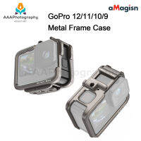 ฮีโร่กรงกระต่ายโลหะน้ำหนักเบาพิเศษ GoPro12/11/10/9,อุปกรณ์ต่อพ่วงอินเตอร์เฟซกรอบกันกระแทก