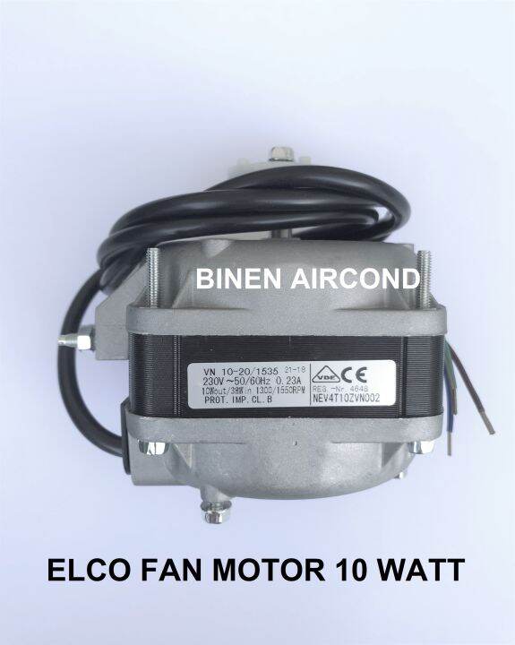 ELCO CHILLER FAN MOTOR 10 WATT Lazada