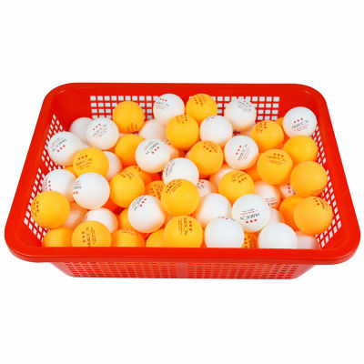 Huieson New Material 3 Star Table Tennis Balls sets 3050100 Pcs Orange White English Marked Ping Pong Balls ABS Training Balls