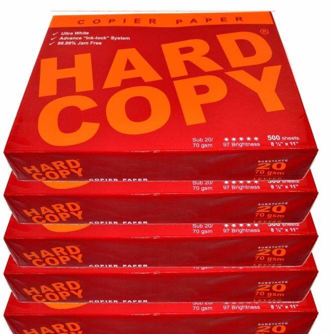 Hardcopy Bond Paper 500 sheets 70gsm Lazada PH