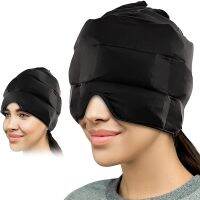 hjk﹍  New Migraine Gel Hat Cooling Headache Pack Wearable Cold Wrap for TensionSinusPressure Pain ReliefStress Reliever