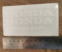 สติ๊กเกอร์ HONDA สีขาว พื้นใส