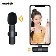 ANYTEK Micro Cài Áo Không Dây M20 Mic Mini Ghi Hình Âm Thanh Di Động Tương