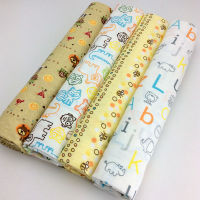 Dropshipping 100x76cm 4pcspack 100Cotton flannel Baby Bedding Cartoon Baby Bedding Newborn Baby Bed Sheets